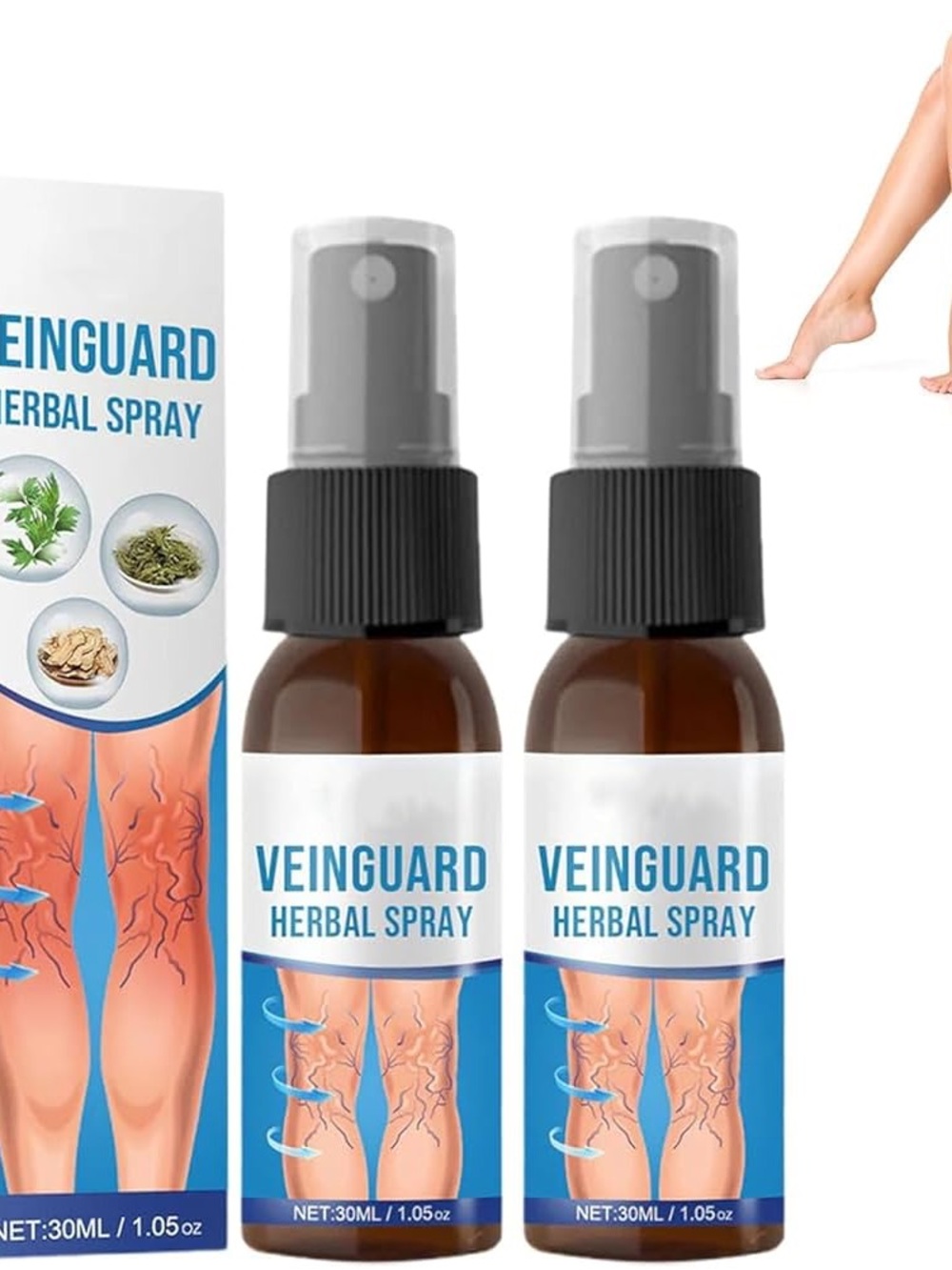 HOUKEA Vein Guard Herbal Spray - 2 pack - Picture 3 of 4